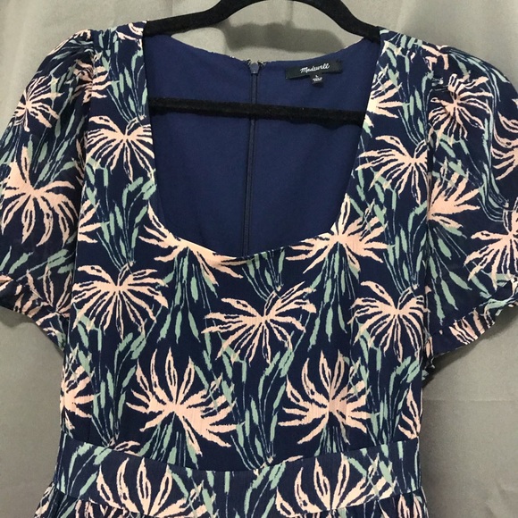 Madewell Tie Back Floral Dress - Picture 2 of 4